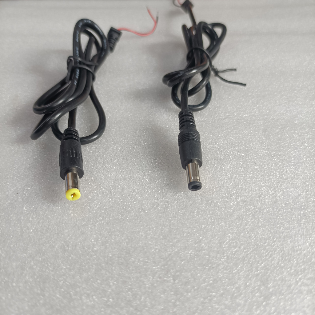 Dây nguồn dc đầu jack đực 5.5x2.1mm - 5.5x2.5mm - 4.0x1.7mm - 3.5x1.3mm