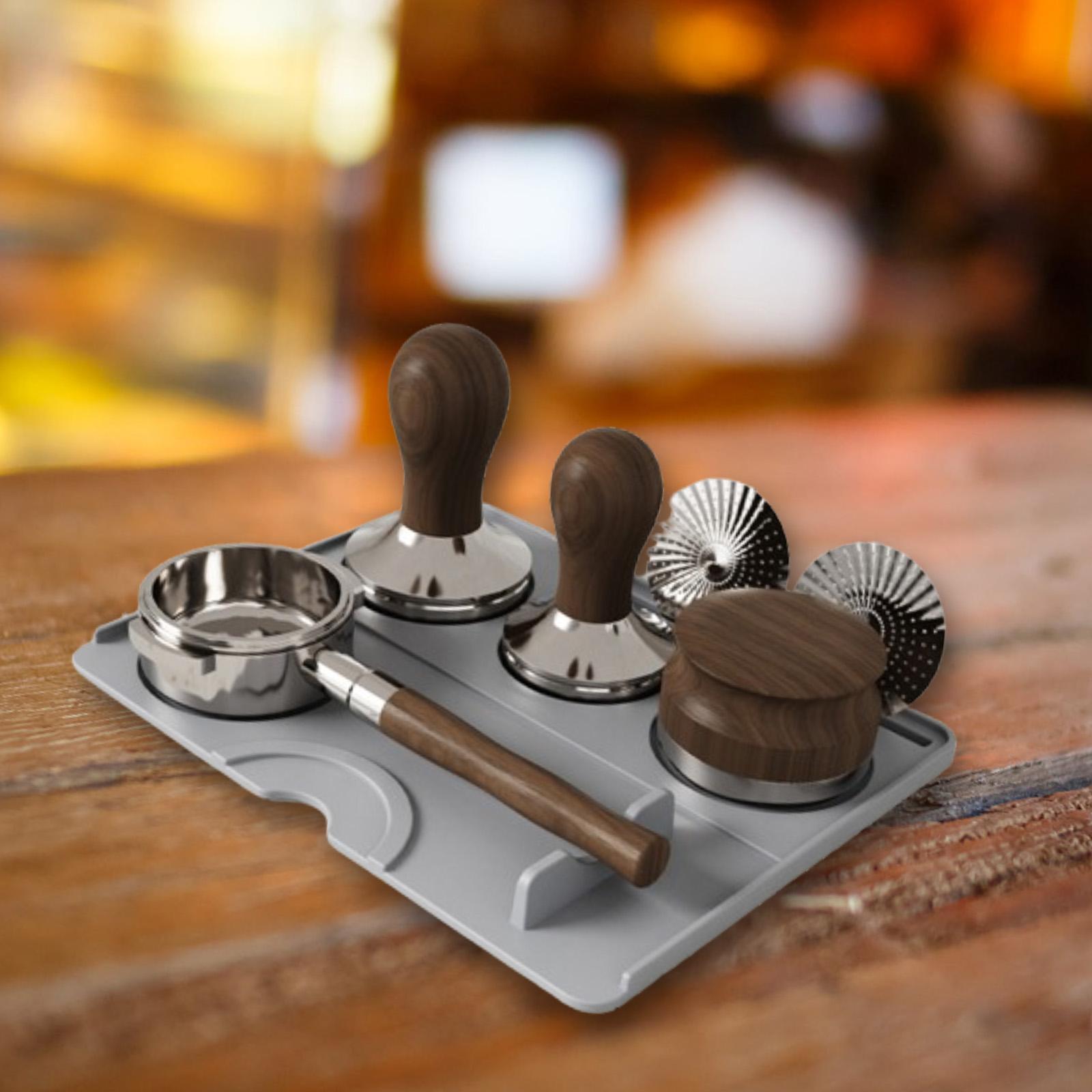 Moon Shining Espresso Tamper Mat, Espresso Accessory, Silicone Tamper Tool, Coffee Tamp Station for Kitchen