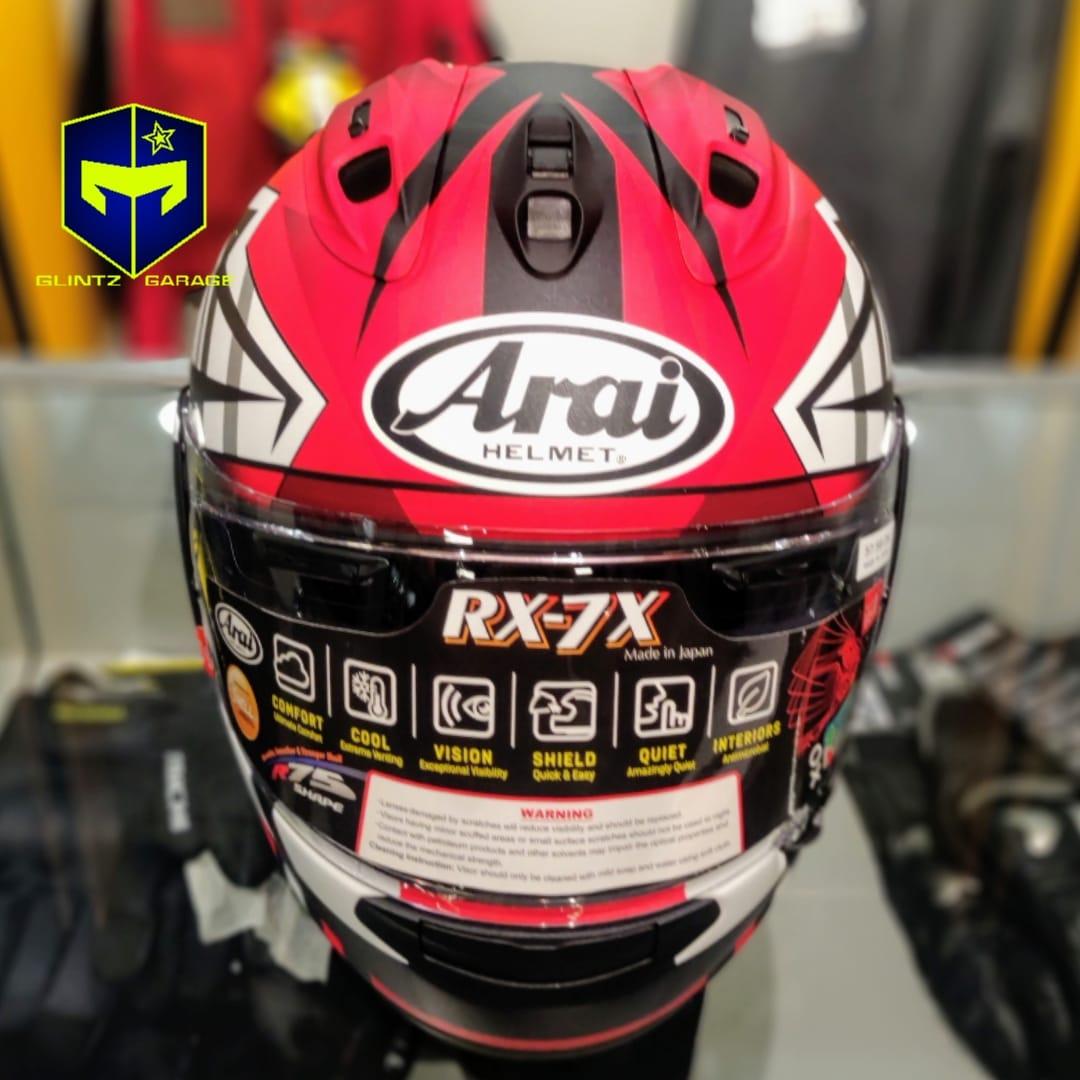 ARAI RX7X TAKUMI | HELM MOTOR FULL FACE | ARAI TAKUMI TERBARU ORIGINAL Harga 11,600,000 rupiah*Gratis Ongkir