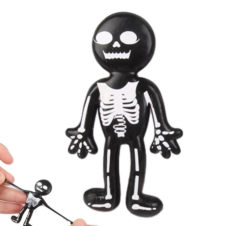 Halloween Party Favors Soft Skeleton Toys Halloween Stretchy Toy Stress