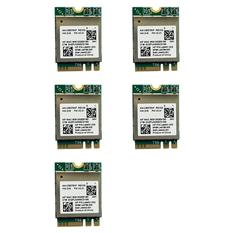 [IHN Store] Exclusive5X RTL8822CE 2.4G/5G Dual-Band Gigabit Built-in Wireless Network Card Bluetooth 5.1 NGFF M.2 WiFi Card Giá 667,000 Đồng*Miễn phí vận chuyển