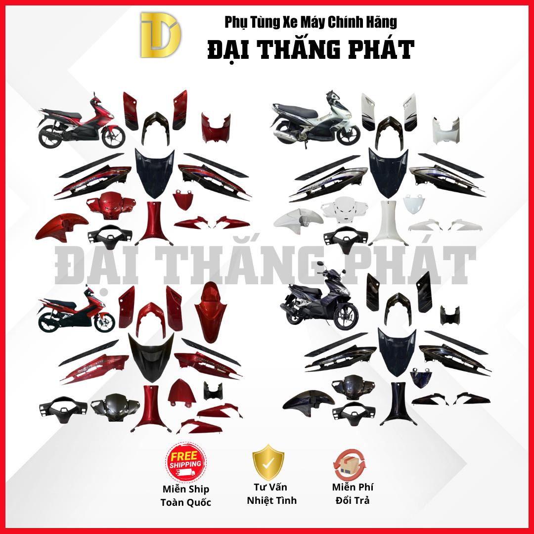 Dàn áo 33 chi tiết (nhựa nhám + nhưa màu) xe Air Blade 110cc chế cơ KVB (2007-2008) các màu chính hãng Giá 5,286,000 Đồng*Miễn phí vận chuyển