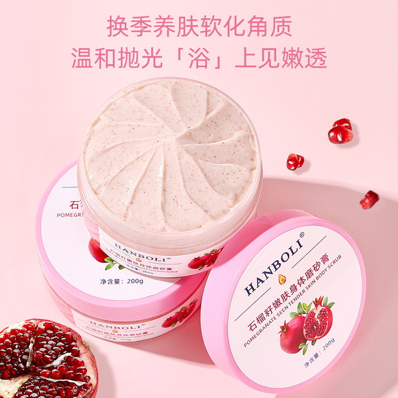 Han Poli Hạt Lựu Trẻ Hóa Cơ Thể Tẩy Tế Bào Chết Làm Sạch Da Làm Mềm Da Chất Tẩy Tế Bào Chết Dưỡng Ẩm Và Dưỡng Ẩm