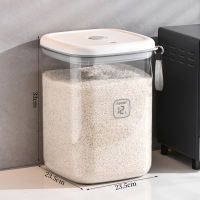 Tầm Nhìn 5Kg/10Kg hút chân không tự động Kín Gạo Quả sạc USB hộp đựng gạo Chân Không Hạt Xô áp suất âm Bột Lưu Trữ Container Ngũ Cốc Dispenser Đa Năng thực phẩm khô Container Cho Chó thức ăn vật nuôi