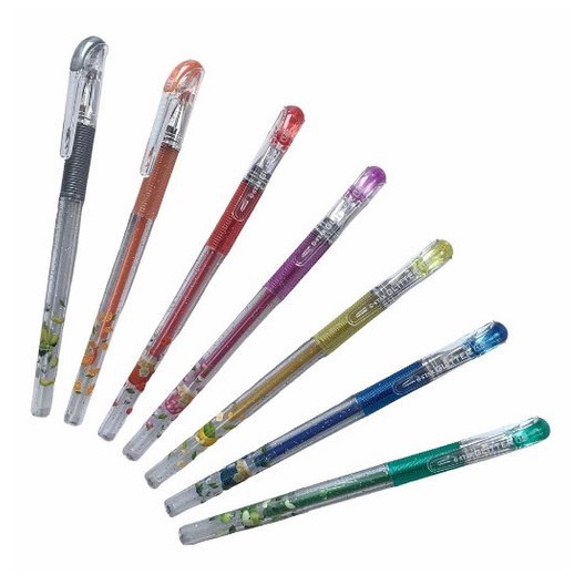 Bút gel kim tuyến, nhũ màu gstar g-star glitter mùi trái cây: 1 cây.
