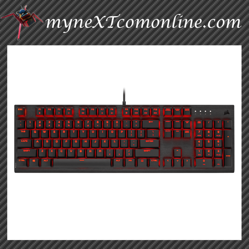 CORSAIR K60 PRO Mechanical Gaming Keyboard — Red LED — CHERRY VIOLA — Black Singapore