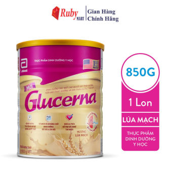 Sữa bột dành cho người bị tiểu đường Glucerna Abbott 850g Hương Lúa mạch