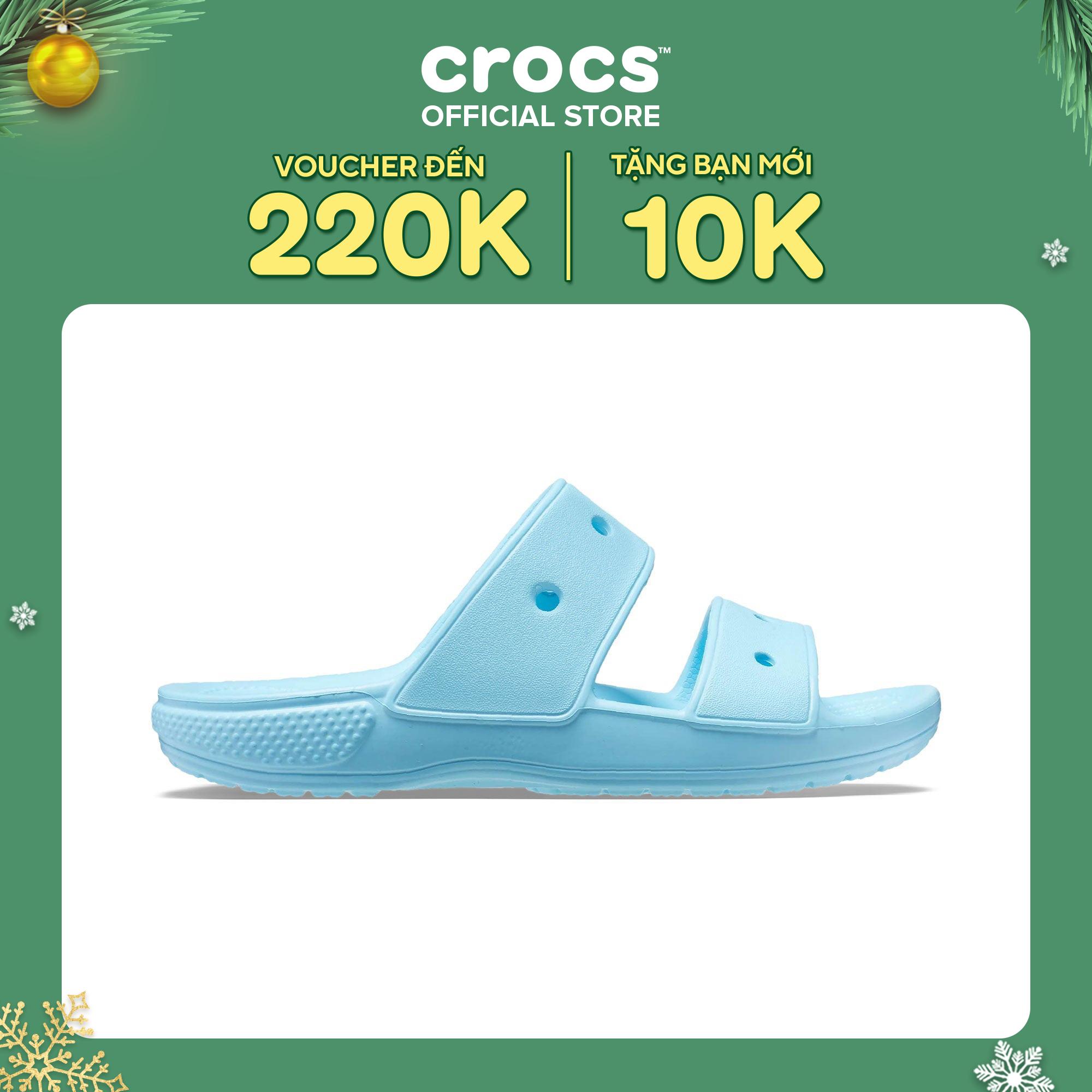 Dép Xăng Đan Unisex Crocs Classic - Arctic