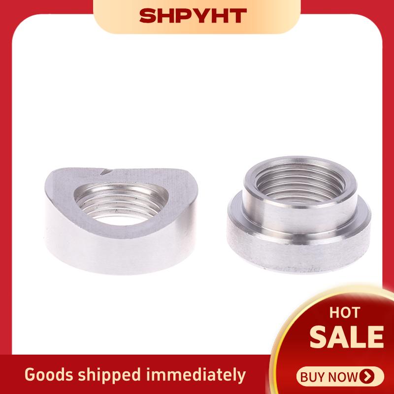 SHPYHT Cảm biến Oxy thép không gỉ bung cắm Nut bước gắn cap Kit cắm Nut cắm băng rộng Nut phù hợp hàn bungs m18x1.5