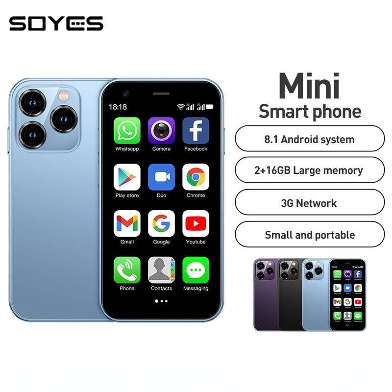 SOYES XS15 Android 8.1 2GB + 16GB สมาร์ทโฟนขนาดเล็ก 3.0 นิ้วโทรศัพท์ 3G เครือข่ายเด็ก Quad Core ขนาดเล็ก ราคา 923 บาท*ส่งฟรี