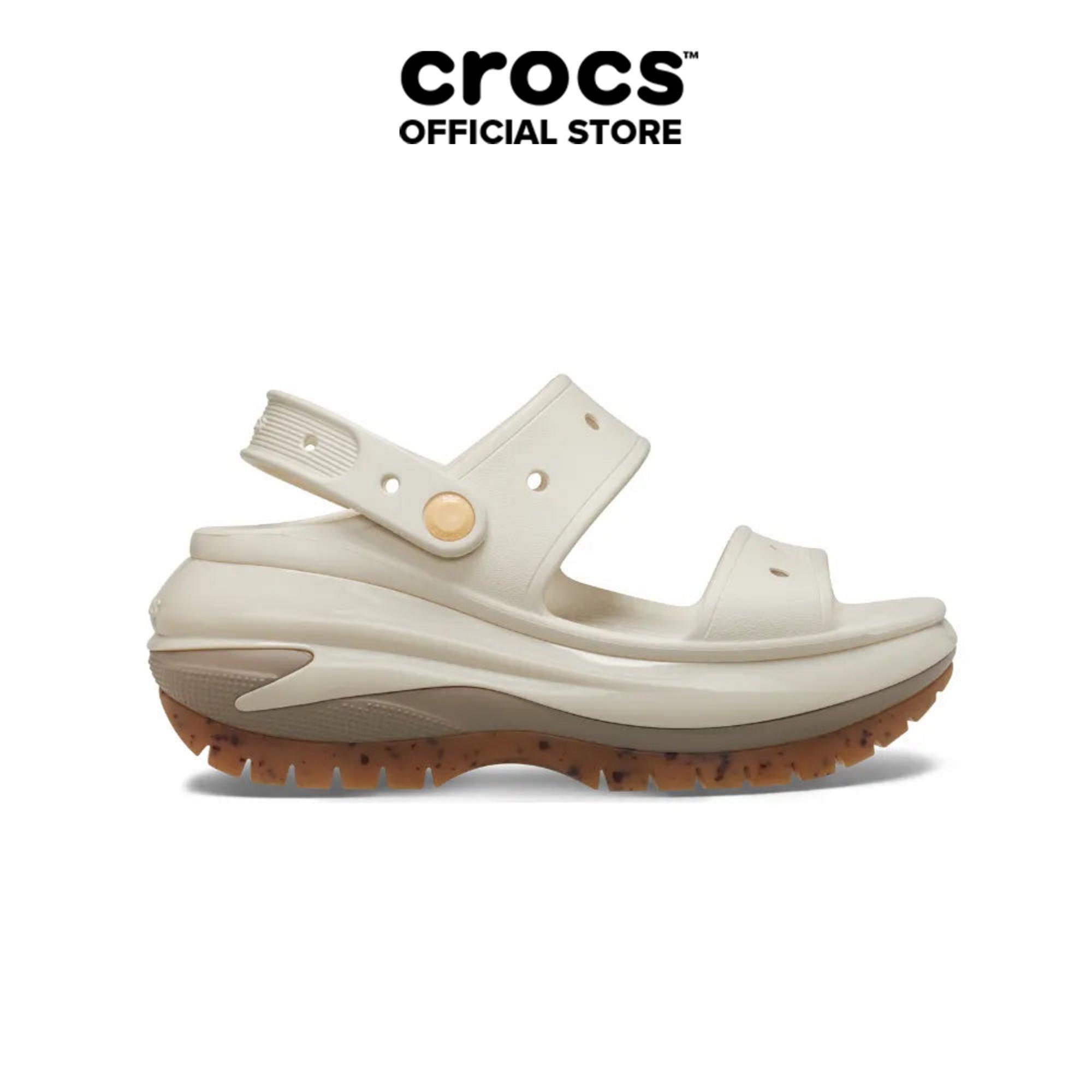Giày Unisex Crocs Classic Mega Crush Sandal - Taupe - 207989-214