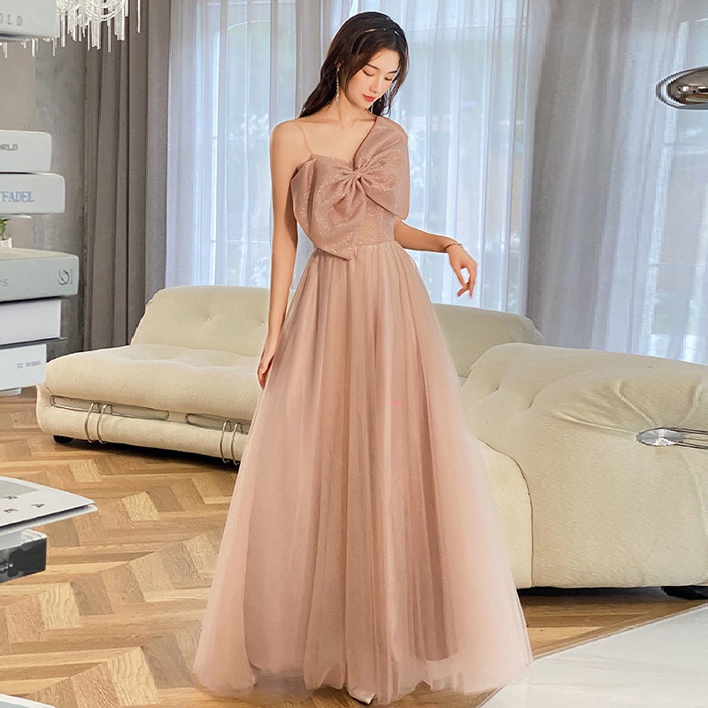 Rose gold colour clearance dress