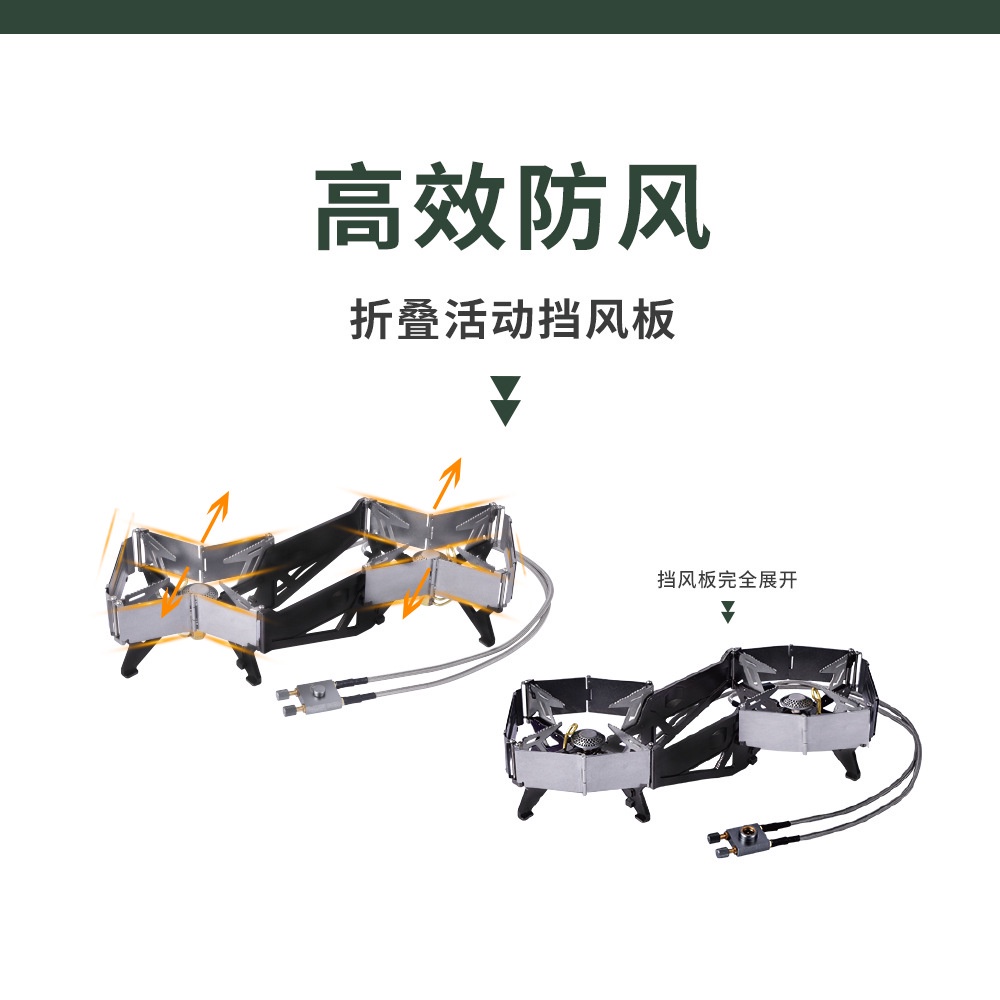 BRS-32 Lightning Double-Star Burner Compact Portable Outdoor Camping Stove 闪电双星炉