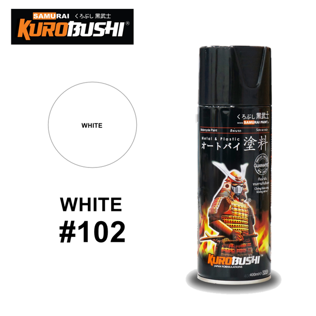 Pilox Samurai 102 WHITE 400 ml YAMAHA Paint Cat Semprot Harga 61,642 rupiah*Gratis Ongkir