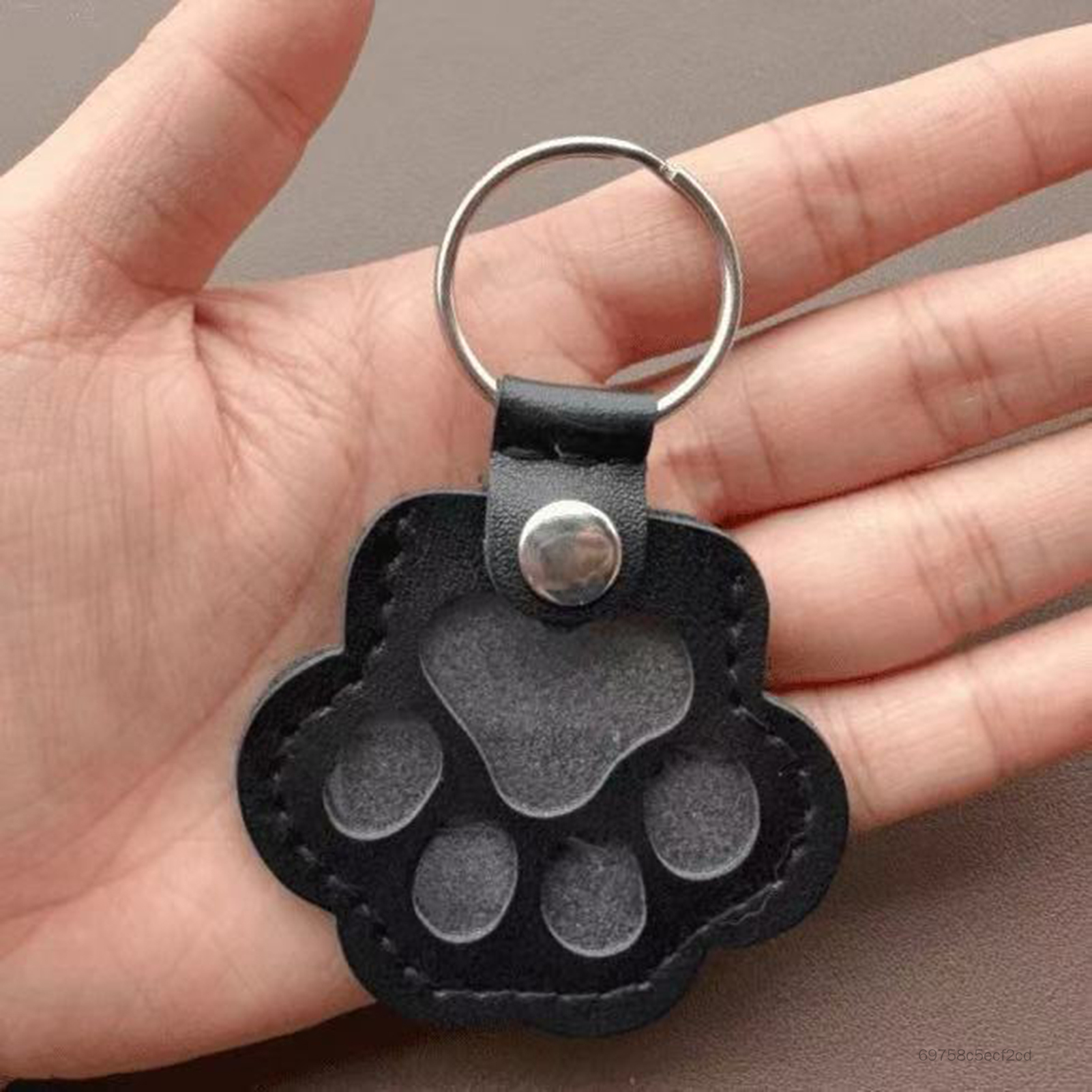 Móc khóa tưởng niệm lông thú cưng Paw Shaped Pet Memorial Quà tặng dành cho người nuôi chó mèo VT-VN - 5