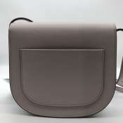 97 new Celine Selene Trotteur saddle bag grey purple cowhide handbag shoulder messenger bag