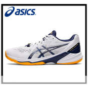 Asics Sky Elite FF 2 Tokyo Volleyball Shoes, White/Orange