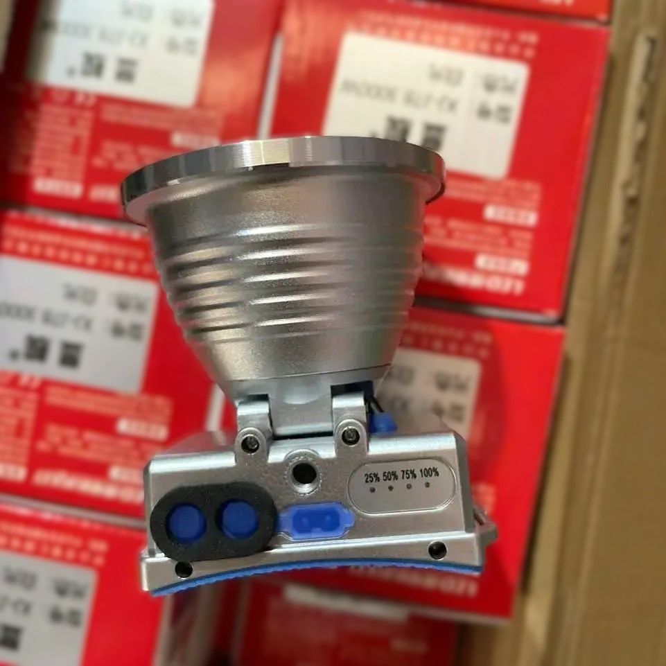 Đèn pin đội đầu XJ J78 siêu sáng, chiếu xa với ánh sáng vàng trắng và pin bền bỉ, lý tưởng cho mọi hoạt động.