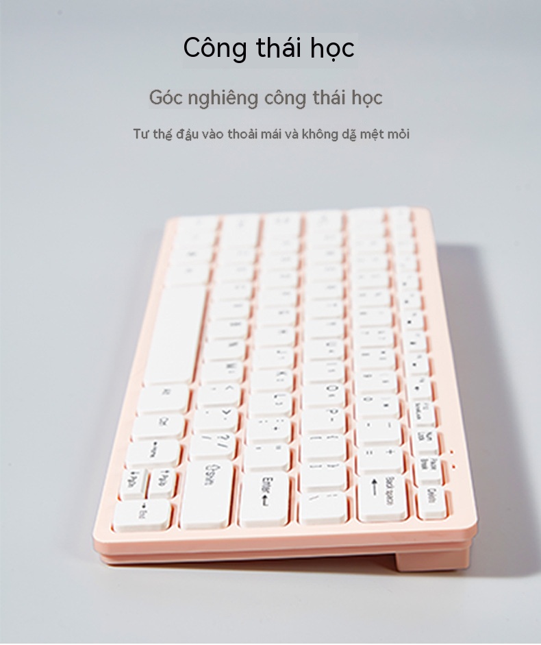 Bàn phím không dây 2.4g 78 phím, bàn phím usb mini - bàn phím không dây đẹp và bền với giao diện usb với pin sạc........