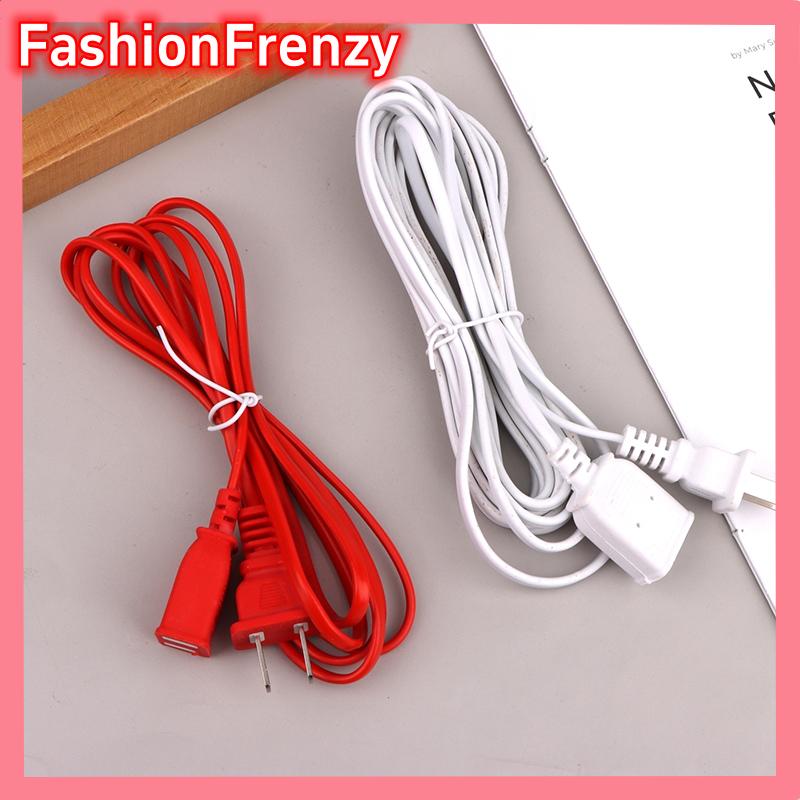 E-WOITD 1.5 2 2 5 4M สายไฟต่อขยายชาย2ขาพร้อมสายเคเบิลปุ่มเปิด ปิดสวิตช์ ราคา 24 บาท*ส่งฟรี