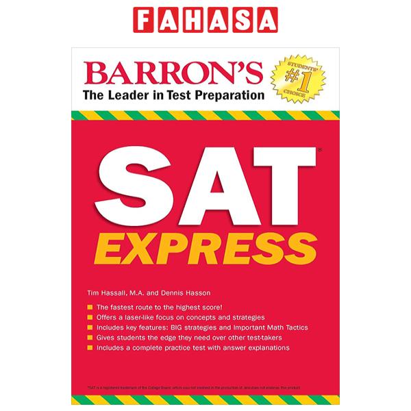 Sách Ngoại Văn - Fahasa - SAT Express (Barron's SAT Prep)