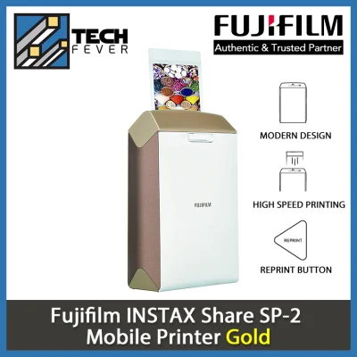 FUJIFILM INSTAX Share SP-2 SP2 Mobile Printer Silver / Gold
