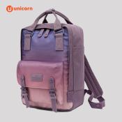 Doughnut Macaron Backpack: Stylish & Waterproof 14" Laptop Bag