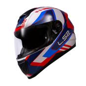 LS2 Motorcycle Full Face Helmet FF802XV Techy Graphics