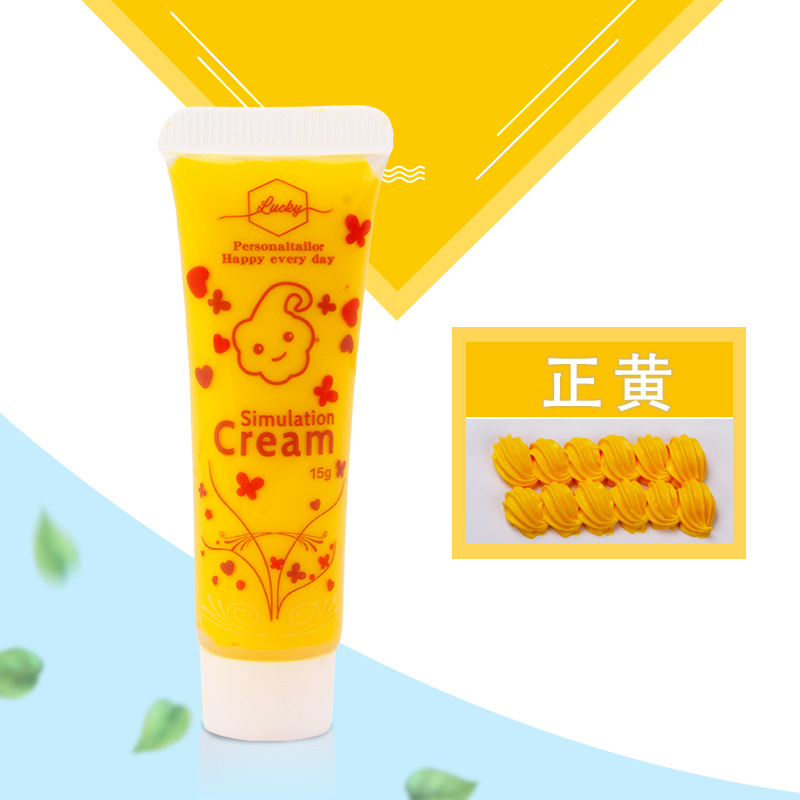 (tặng đầu bắt kem)Kem keo tuýp 15ml dùng để trang trí ốp điện thoại trang trí toploader trang trí diy