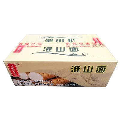 Big Value Box 1.5kg ! Chinese Yam Noodles ! Huai Shan Noodles !1 Box Contains 18 Pieces ±