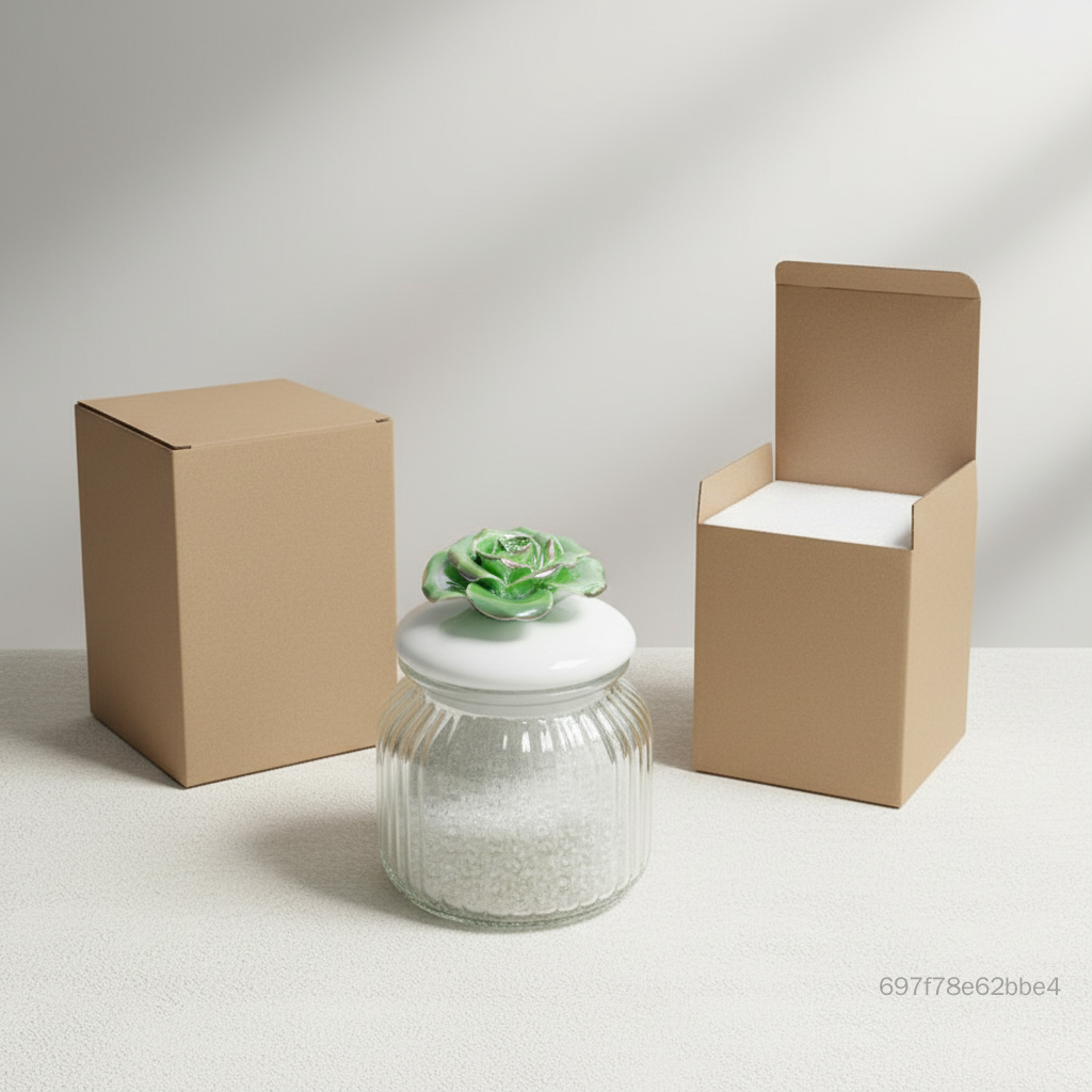 Nordic Style Glass Storage Jars With Lids Clear Ribbed Glass Container For Kitchen Grains Snacks Tea AB-PH Presyo 701 Piso*Libreng Shipping