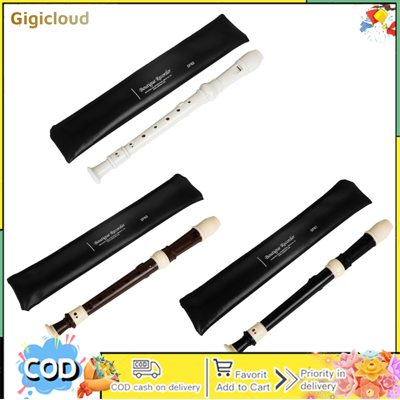 Alto Recorder C Key Recorder Instrument 8 Holes Soprano Recorder With Cleaning Rod Cloth Recorder For Beginners Kids ราคา 169 บาท*ส่งฟรี