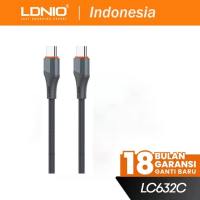 Ldnio 65W Data Cable 2 Meter Type C to Type C PD+QC 3.0 Fast Charging LC632C