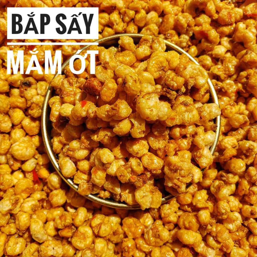 Bắp rang tỏi ớt, vị ngon đậm đà hũ 350g