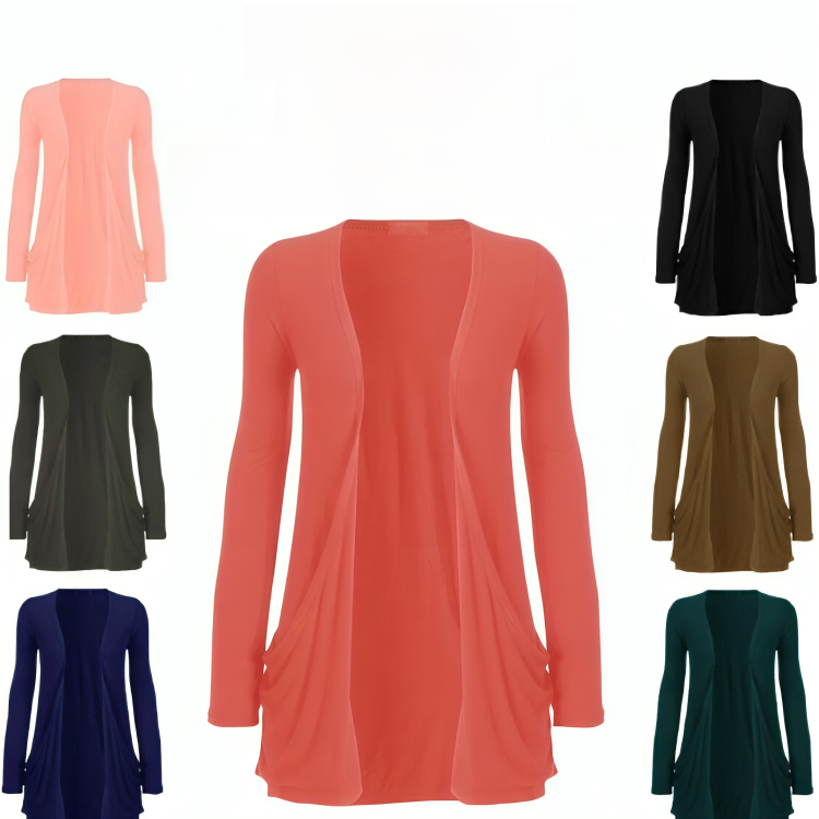 Stylish Fleece Cardigan for Women, Front Open Cardigan for Girls, Trendy Cardigan for Women Korean, Dress for Girls, Dresses for Women, Women’s Open Front Pocket Cardigan, Stylish Long Sleeve Fleece Sweater for Everyday Wear, Sweaters for Women. price in Pakistan