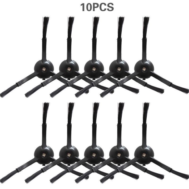 10 Pcs Side Brush For Xiaomi Mi Roborock S50 S51 S55 Robot Vacuum Cleaner Spare Parts Attachment Black Replacement Singapore