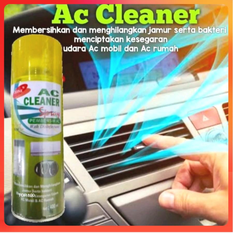 Zone Ac Cleaner Spray Foam Car and Room Ac Cleaner Lemon Scent 400ml Harga 21,700 rupiah*Gratis Ongkir