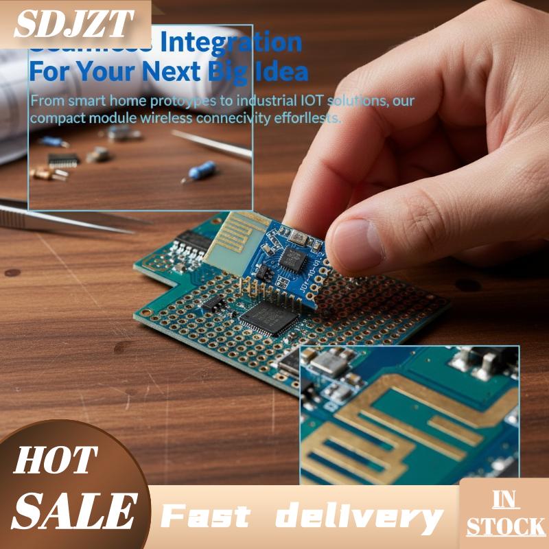 SDJZT JDY-40 2.4G พอร์ตอนุกรมการส่งข้อมูลแบบไร้สายโมดูลสัญญาณคงที่สำหรับระบบตรวจสอบระยะไกล ราคา 36 บาท*ส่งฟรี