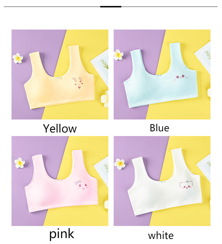 4 cái trẻ em phát triển của cô gái Đồ lót cotton gian hàng Lớn Cô gái' áo ba lỗ nhỏ Trường Trung Học Cơ Sở trường trung học phổ thông cô gái' áo ngực