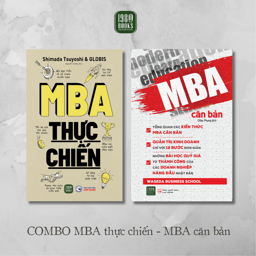 Sách - combo mba căn bản + mba thực chiến