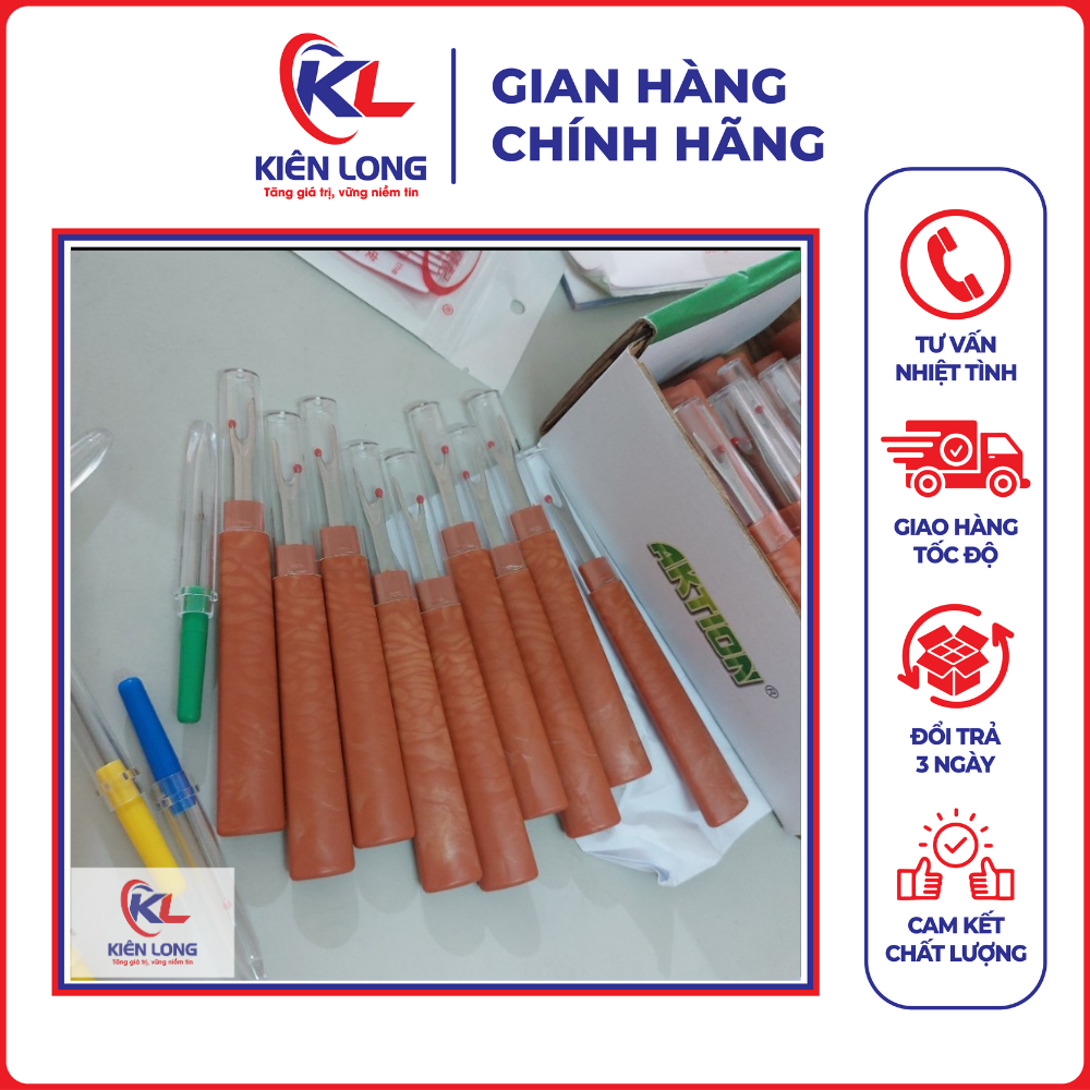Cây tháo chỉ rọc khuy, rạch khuyết CHÍNH HÃNG Cây tháo chỉ mua 2 sp tặng thêm 1 cây nhỏ dùng cho may vá
