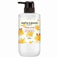 KOSE Softymo Natusavon Select White Body Wash Yuzu & Honey/Osmanthus 500ml/Refills Direct From Japan