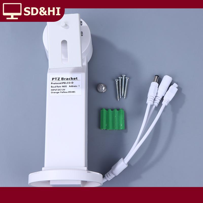 SD&HI 1เซ็ตขายึด PTZ กล้อง IP 240 ° หมุนได้ในแนวนอน50 ° แนวตั้งกันน้ำตัวยึดโลหะแบบหมุนได้ ราคา 597 บาท*ส่งฟรี