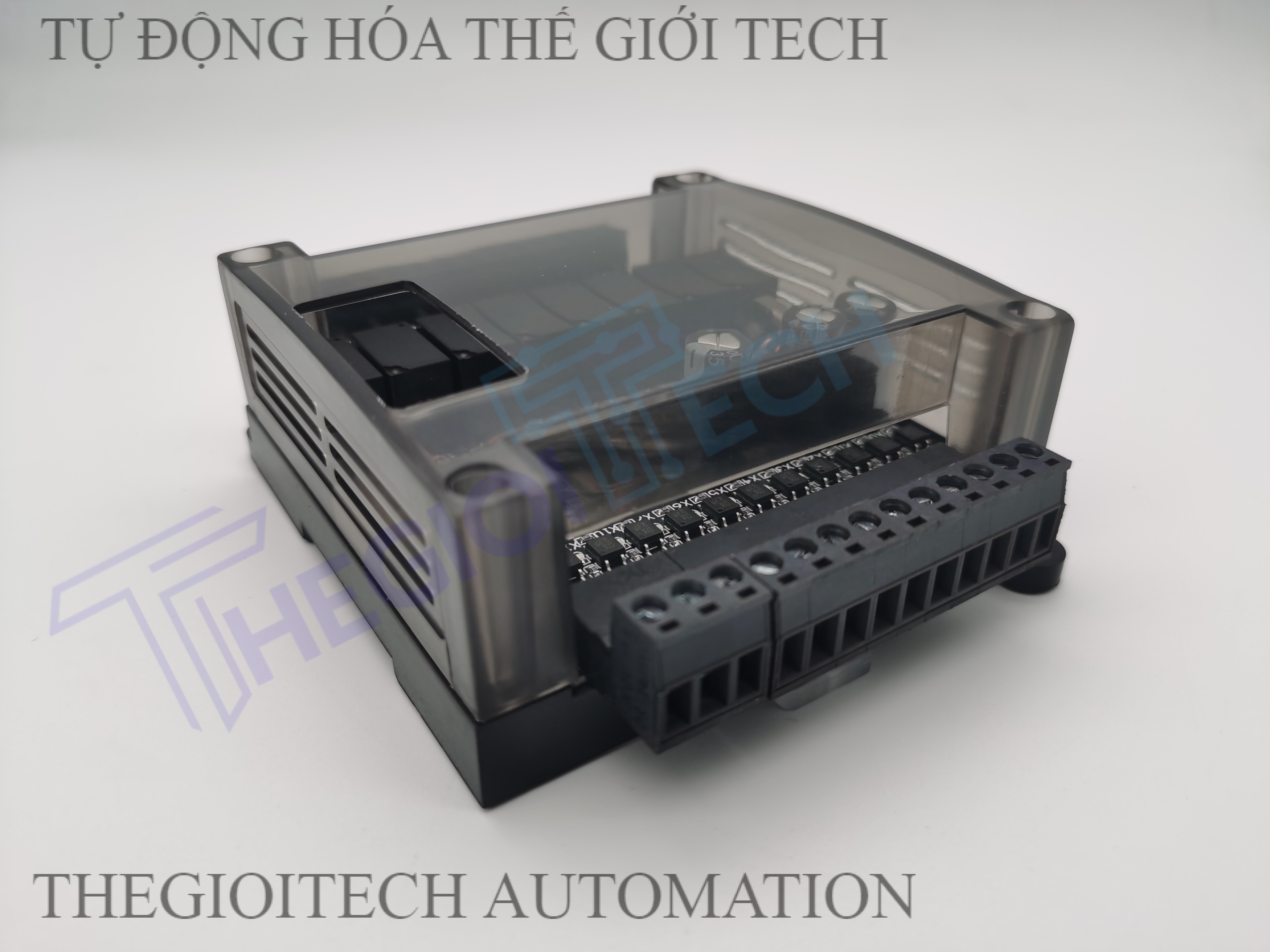 Board Lập Trình PLC HK HK2N FX2N 20MR 12 input 8 output relay 24V TTL RS232, GX Works2 Mitsubishi - 20MR TTL vỏ