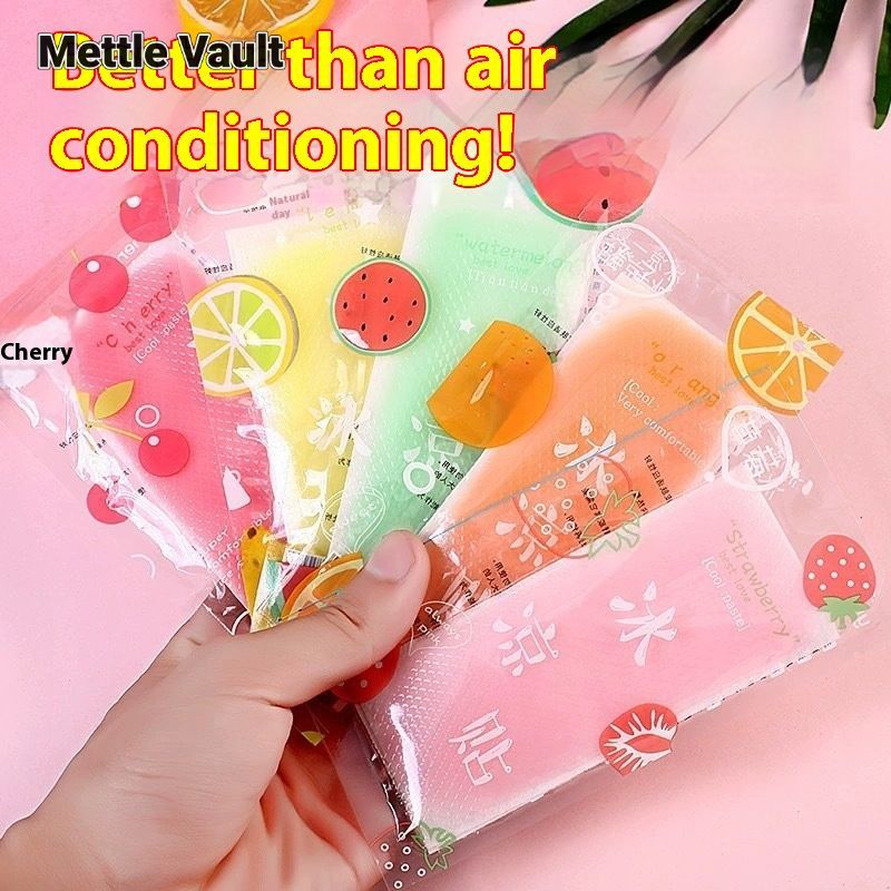 Mettle Vault Fruit Cooling Gel Patches for Instant Relief and Refreshment ราคา 12 บาท*ส่งฟรี
