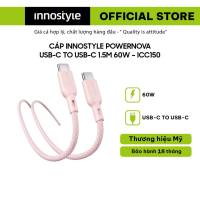 Cáp Sạc Nhanh Innostyle PowerNova USB-C to USB-C 1.5M 60W cho iPhone 15 Series/ cho Samsung