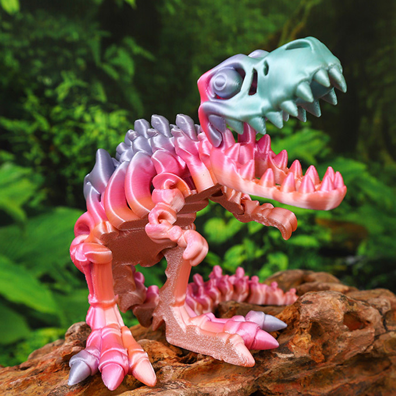3d Printed T Rex Animals Miniature Figurines 26cm Dinosaurs Toy Child Anti-stress Birthday Gifts Children for Guests Surprises Gift
