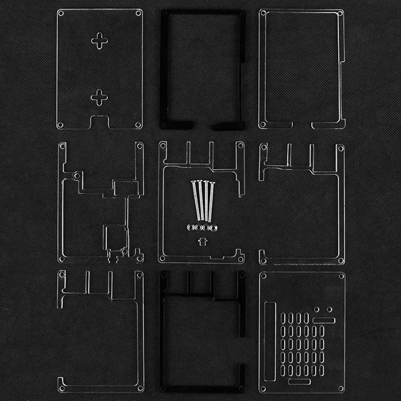 9 Layers Acrylic Case for 5 Compatible with for 5 Active Cooler
