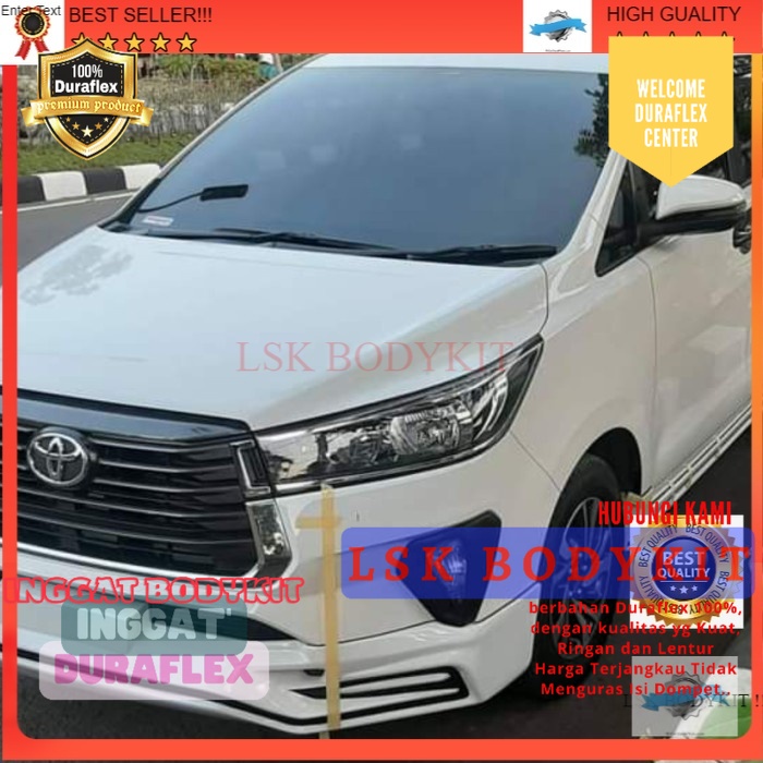 Bodykit toyota kijang innova 2021 trd BODY KIT BODIKIT GRADE-A kuat-tebal-lentur Giá 1,228,700 Đồng*Miễn phí vận chuyển