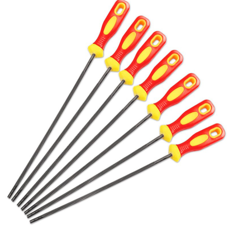 YADUN Dụng cụ mài cưa xích bằng thép cacbon cao hình tròn Dụng cụ mài cưa xích 1/4/4/8/5mm